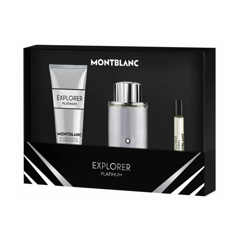 Mont Blanc Explorer Platinum Men's Gift Set