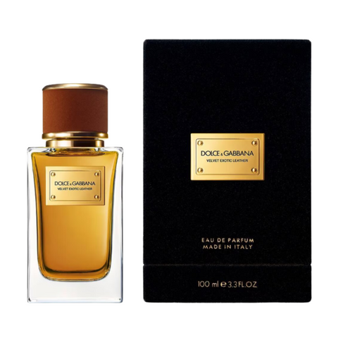 Dolce & Gabbana Velvet Exotic Leather